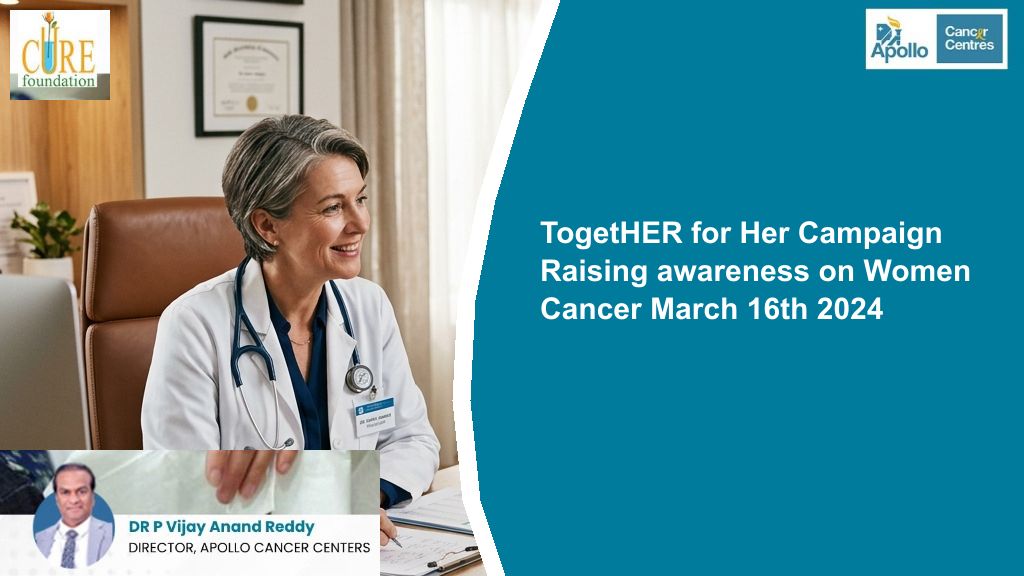 TogetHER for Her Campaign Raising awareness on Women Cancer March 16th 2024